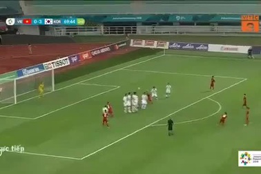 Siêu phẩm của Minh Vương vào lưới Olympic Hàn Quốc