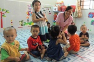 Niềm vui của cô giáo mầm non