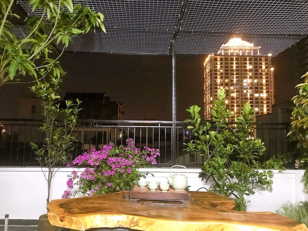 Người chồng biến sân thượng thành góc trốn dịch bình yên tặng vợ con - 13 Người chồng biến sân thượng thành góc trốn dịch bình yên tặng vợ con - 13
