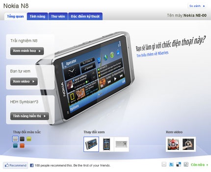 Nokia N8 chính thức cho đặt hàng với giá 10,499 triệu đồng