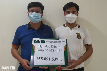 Bạn đọc Dân trí giúp đỡ người cha nghèo bị đá đè hơn 155 triệu đồng