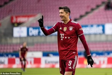 Sau The Best, Lewandowski tiếp tục sáng cửa giành Chiếc giày vàng châu Âu