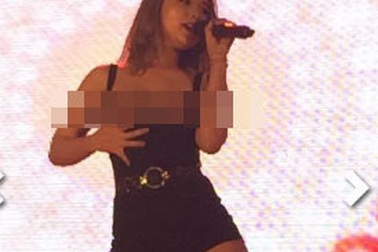 Ca sĩ Linh Miu bị cấm diễn tại Quảng Ninh vì “lộ ngực”