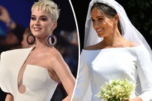 Ca sĩ Katy Perry “chê” váy cưới của công nương Meghan