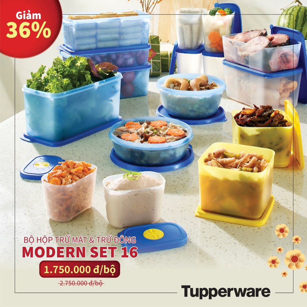 Giảm giá tới 50% các hộp bảo quản thực phẩm Tupperware - 1