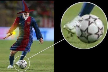 Chùm ảnh hài hước về “Phù thủy” Lionel Messi