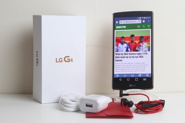 Đập hộp LG G4 chính hãng giá 15,9 triệu đồng