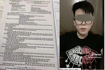 Nghi vấn lộ đề văn: Xôn xao clip nam thanh niên tự nhận đăng đề thi