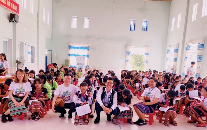 Các bạn nhỏ hào hứng tham gia Dự án “Tôi ước mơ – Tôi thực hiện”.