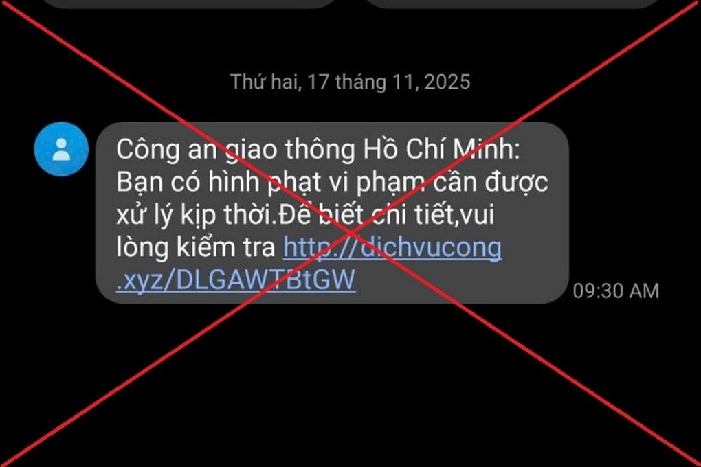 Công an Hà Nội cảnh báo hình thức lừa đảo qua tin nhắn thông báo phạt nguội - 1 Công an Hà Nội cảnh báo hình thức lừa đảo qua tin nhắn thông báo phạt nguội - 1