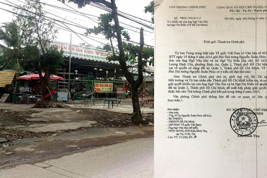 Vụ mượn “đất vàng” rồi lấy luôn: Chính phủ từng chỉ đạo giải quyết!