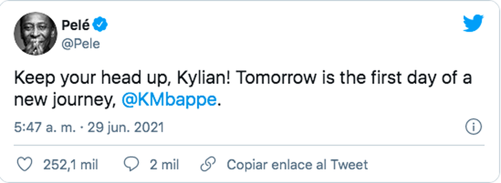 Vua bóng đá Pele khuyên Mbappe ngẩng cao đầu, bắt đầu hành trình mới - 2