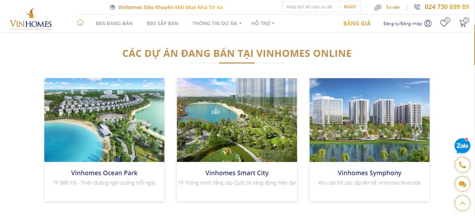 Vinhomes ra mắt Sàn giao dịch bất động sản trực tuyến - 2 Vinhomes ra mắt Sàn giao dịch bất động sản trực tuyến - 2