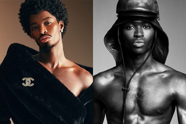 Mẫu nam da màu được Chanel, Gucci và nhiều nhà mốt cao cấp săn đón