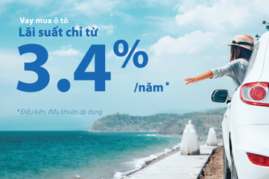 Vay mua ô tô chỉ từ 3,4%/năm cùng VIB tại Hội chợ Oto.com.vn