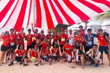 Đội Shopee thi đấu ấn tượng tại Ironman 2019