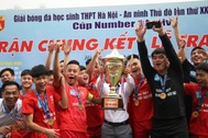 Trường Phan Huy Chú vô địch giải bóng đá học sinh THPT Hà Nội