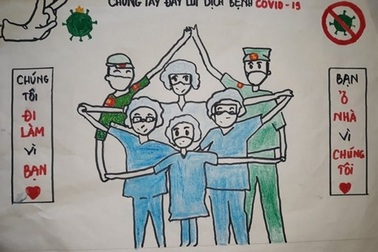 Học sinh Hà Tĩnh chế bài hát cổ động chống dịch Covid-19