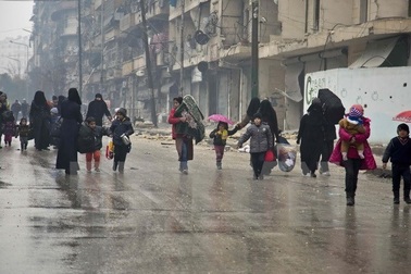 Syria: Hoàn tất 2 đợt sơ tán dân thường khỏi miền Đông Aleppo