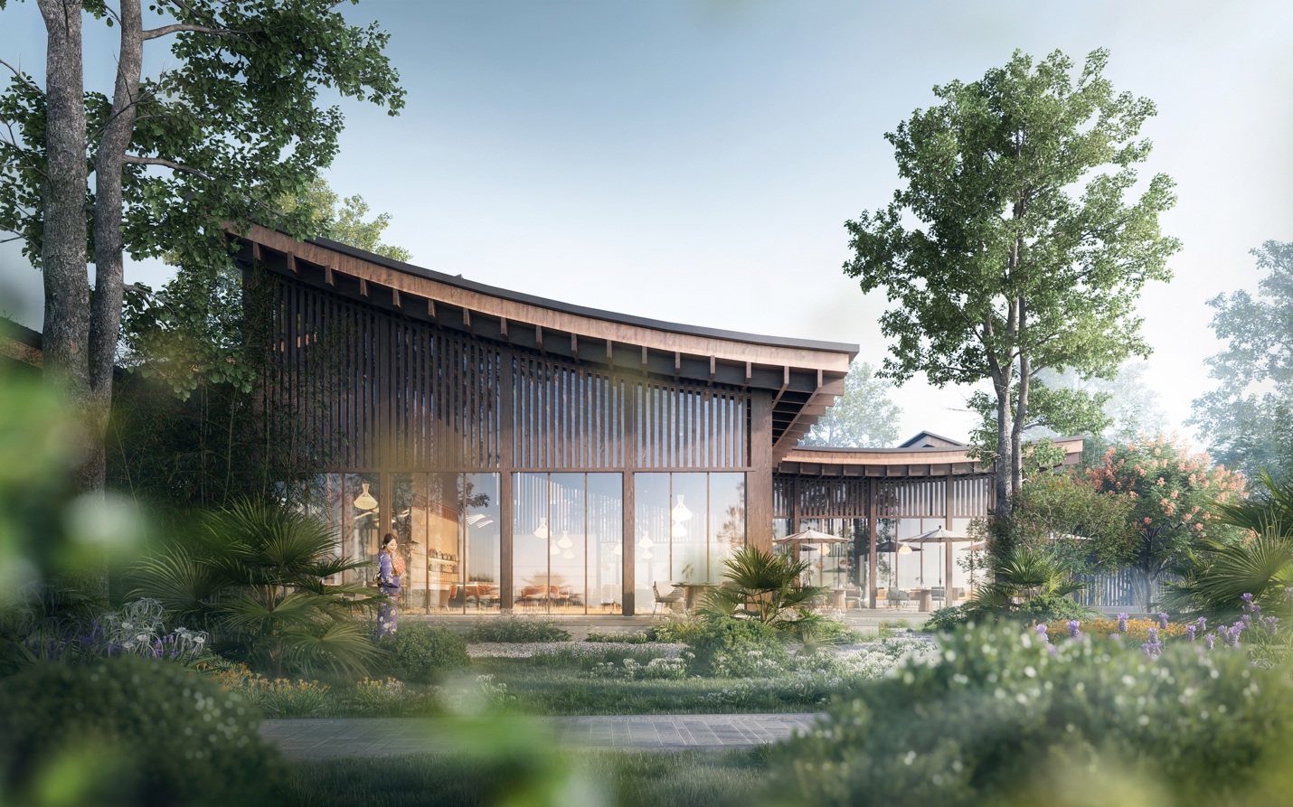 Komplex horké minerální terapie ve stylu Blue Zones 18 km od centra Ho Či Minova Města - 8 Tổ hợp trị liệu khoáng nóng tại vùng đất phong cách Blue Zones cách trung tâm TPHCM 18km - 8