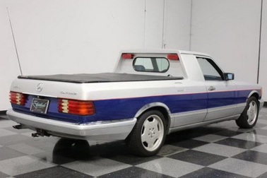 Độ Mercedes S-CLass thành...xe bán tải