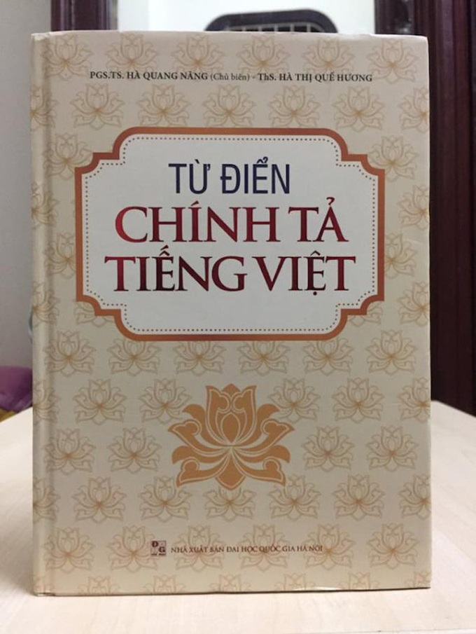  Đình chỉ phát hành sách Từ điển chính tả tiếng Việt lại sai chính tả - Ảnh 1.