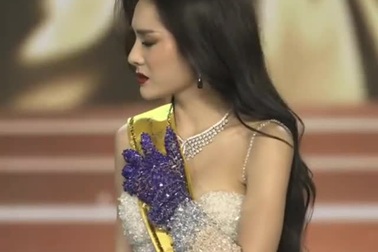 Phần thi ứng xử gây tranh cãi của Á hậu Lê Thị Hồng Hạnh