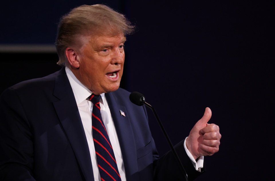 Sắc thái biểu cảm của Trump - Biden trong màn so găng đầu tiên - 13 Sắc thái biểu cảm của Trump - Biden trong màn so găng đầu tiên - 13