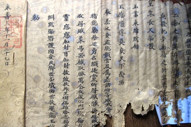 Phát hiện đạo sắc cổ liên quan tới cuộc chiến Trịnh - Nguyễn