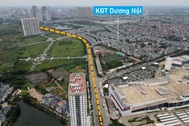 Hiện trạng 2 trục đường quy hoạch đi qua khu đô thị mới Dương Nội