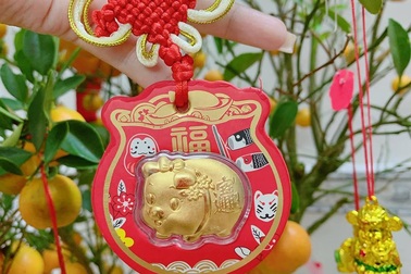 Heo vàng thần tài bán chạy hơn cả vàng nhẫn