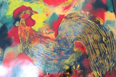 Xem gà Đinh Dậu đậu nóc dinh