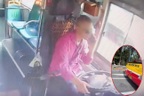Đang lái xe buýt vẫn dùng điện thoại, nam tài xế bị phạt tiền
