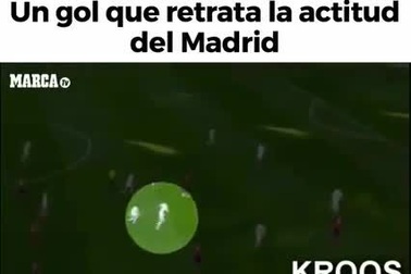 Sự hời hợt của các cầu thủ Real Madrid trong khâu phòng ngự ở tình huống Atletico ghi bàn