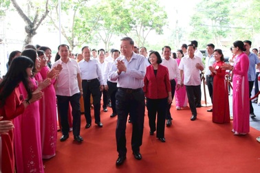 Tổng Bí thư Tô Lâm dự lễ khởi công xây dựng đền thờ Đức vua Ngô Quyền