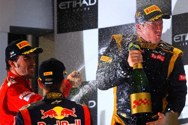 Raikkonen giành chiến thắng đầu tiên của mùa giải tại Abu Dhabi