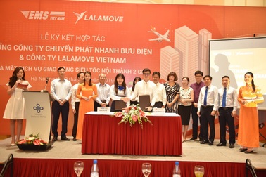 EMS hợp tác với Lalamove Việt Nam triển khai dịch vụ Giao hàng siêu tốc