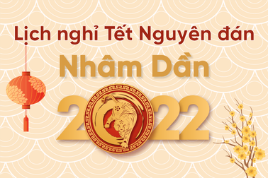 Đợt nghỉ Tết Nhâm Dần bắt đầu từ 27 tháng Chạp đến hết mùng 6 Tết