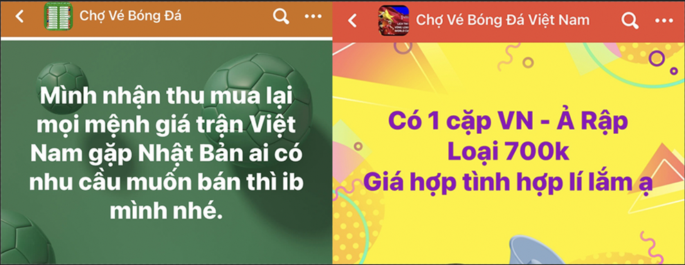 Vé xem trận Việt Nam gặp Nhật Bản và Saudi Arabia tăng giá - 1 Vé xem trận Việt Nam gặp Nhật Bản và Saudi Arabia tăng giá - 1