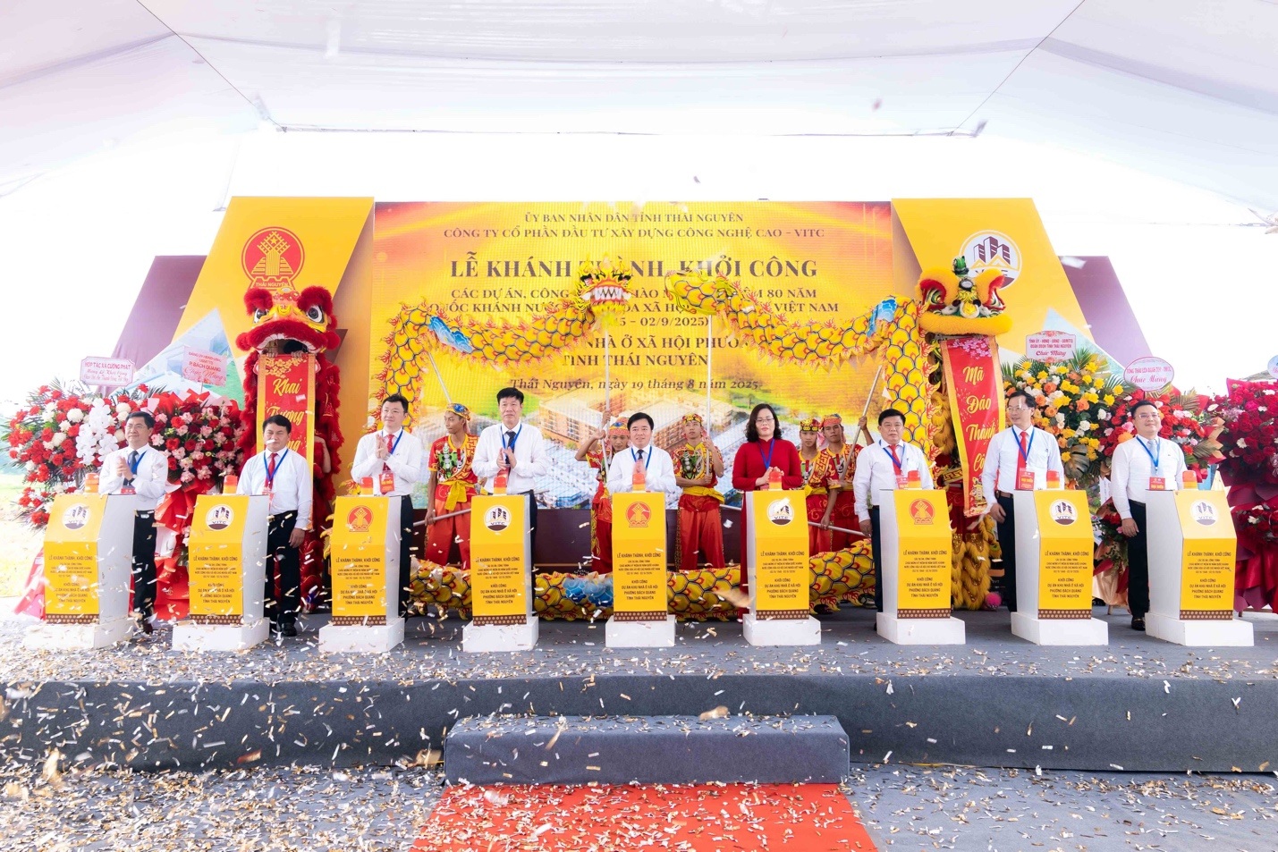Khởi công dự án khu nhà ở xã hội phường Bách Quang, tỉnh Thái Nguyên - 1