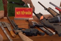 Vận động, thu giữ hàng trăm khẩu súng, vũ khí nguy hiểm