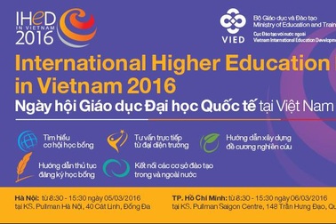 Ngày hội Giáo dục Đại học Quốc tế tại Việt Nam năm 2016