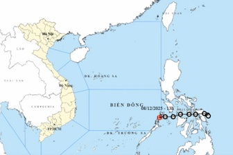 Áp thấp nhiệt đới suy yếu, không còn khả năng gây gió mạnh ở Biển Đông
