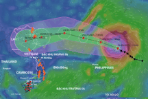 Bão Ragasa đã mạnh thành siêu bão, khi nào đổ bộ đất liền Việt Nam?