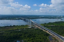 Thông xe kỹ thuật cầu lớn nhất Vành đai 3 TPHCM