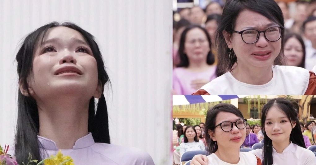 Nữ sinh lớp 12 bật khóc trong lễ tri ân: "Em không muốn đơn độc nữa..."