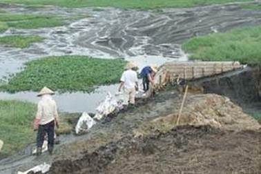 Phạt công ty vỡ hồ chứa nước thải hơn 100 triệu đồng