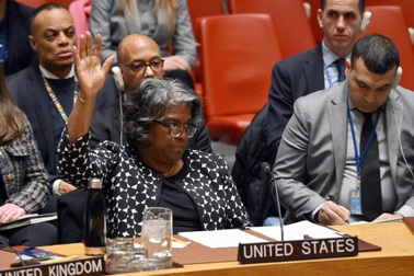 Mỹ lại chặn nghị quyết Hội đồng Bảo an kêu gọi ngừng bắn ở Gaza