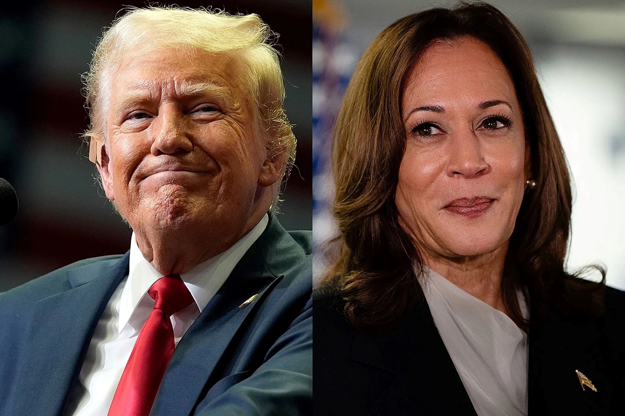 Những con đường tới ghế tổng thống của ông Trump và bà Harris