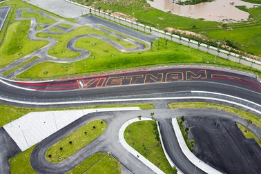 Hình ảnh khác lạ của đường đua F1 nhìn từ trên cao